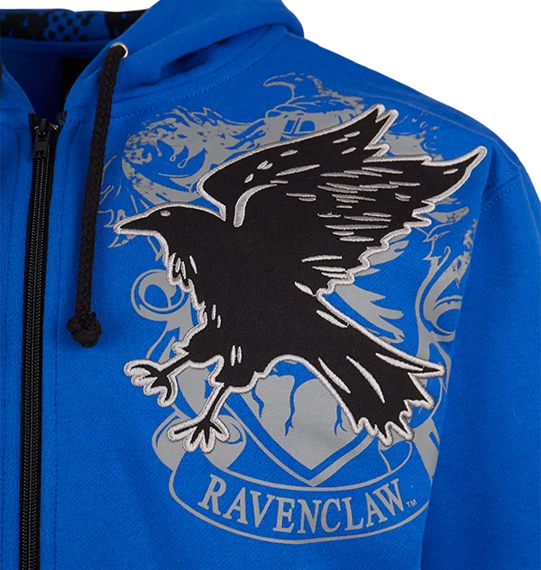 Warner Bros Ravenclaw Hooded Sweatshirt 6 Warner Bros Ravenclaw Hooded Sweatshirt - Image 4