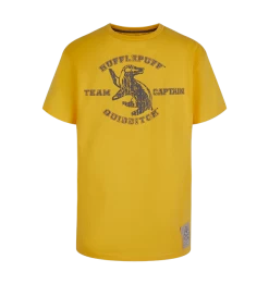 Warner Bros Kids Hufflepuff Quidditch Team Captain T-Shirt