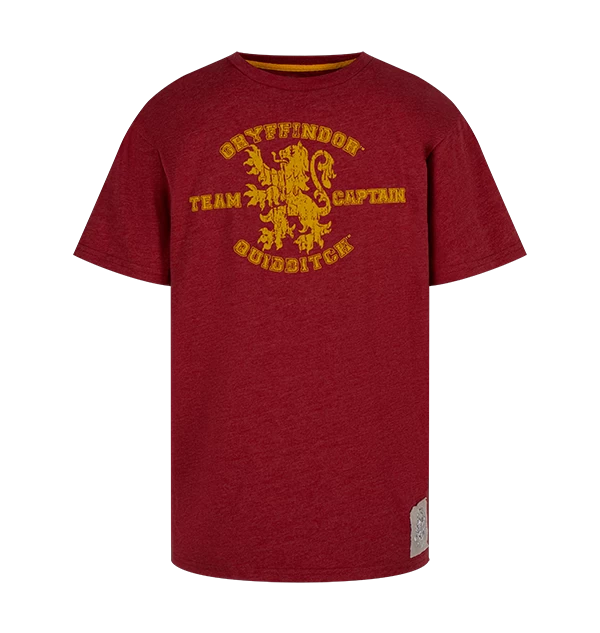 Warner Bros Kids Gryffindor Quidditch Team Captain T-Shirt 3 Warner Bros Kids Gryffindor Quidditch Team Captain T-Shirt