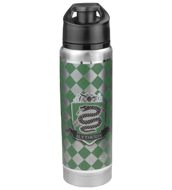 Warner Bros Slytherin Stainless Steel Flask 3 Warner Bros Slytherin Stainless Steel Flask