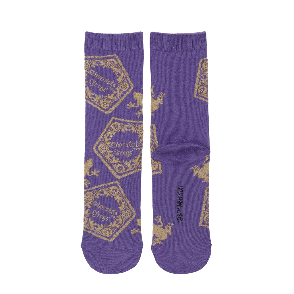 Warner Bros Chocolate Frog 3pk Socks 6 Warner Bros Chocolate Frog 3pk Socks - Image 4