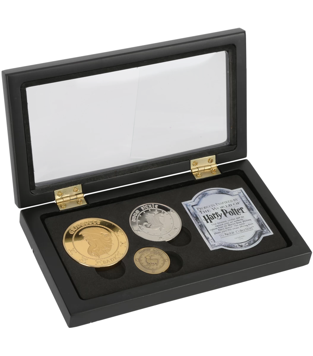 Warner Bros Set Of Gringotts Bank Coins 3 Warner Bros Set Of Gringotts Bank Coins
