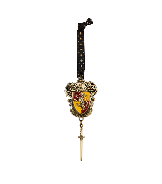 Warner Bros Gryffindor Crest Metal Ornament 3 Warner Bros Gryffindor Crest Metal Ornament