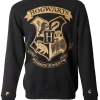 Warner Bros Hogwarts Striped Sleeve Sweatshirt -Harry Potter HogwartsSweatshirt 486924e9 d10c 4ee2 9331 815515cc3ff1
