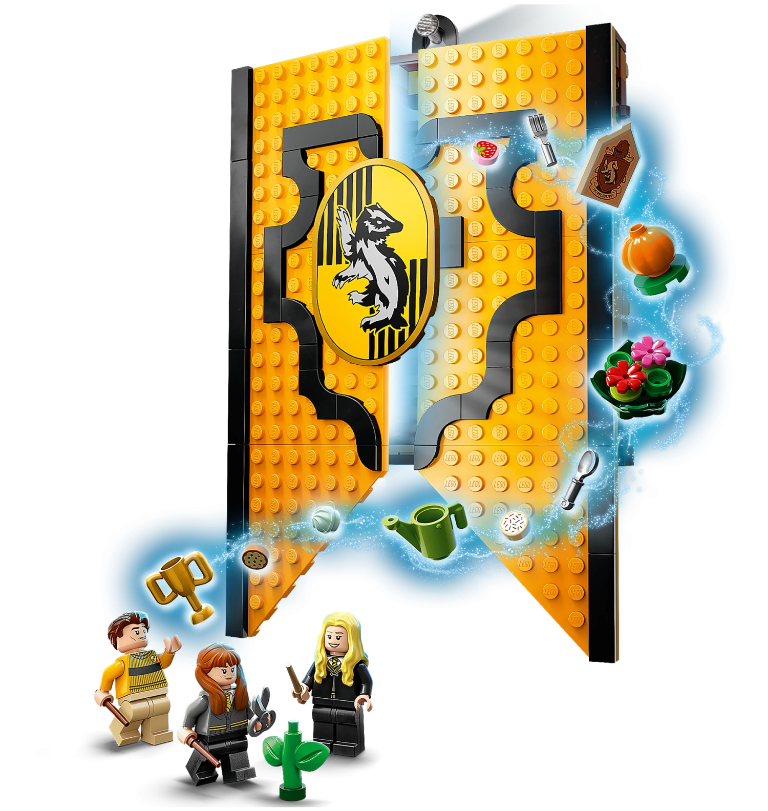 Warner Bros Hufflepuff House Banner LEGO 6 Warner Bros Hufflepuff House Banner LEGO - Image 4