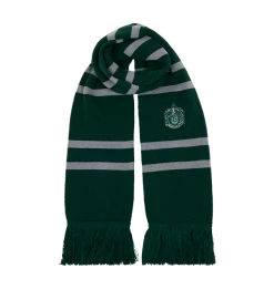 Warner Bros Slytherin Knitted Crest Scarf