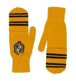 Warner Bros Hufflepuff Knitted Mitten Capped Gloves -Harry Potter PL00010384 2 7939c463 c557 4bea abf3 df5e7242d788