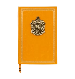 Warner Bros Faux Leather Hufflepuff Crest Notebook
