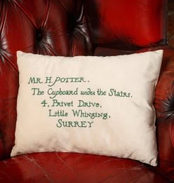 Warner Bros Hogwarts Express Acceptance Letter Cushion -Harry Potter Platform934 product ALCushion1