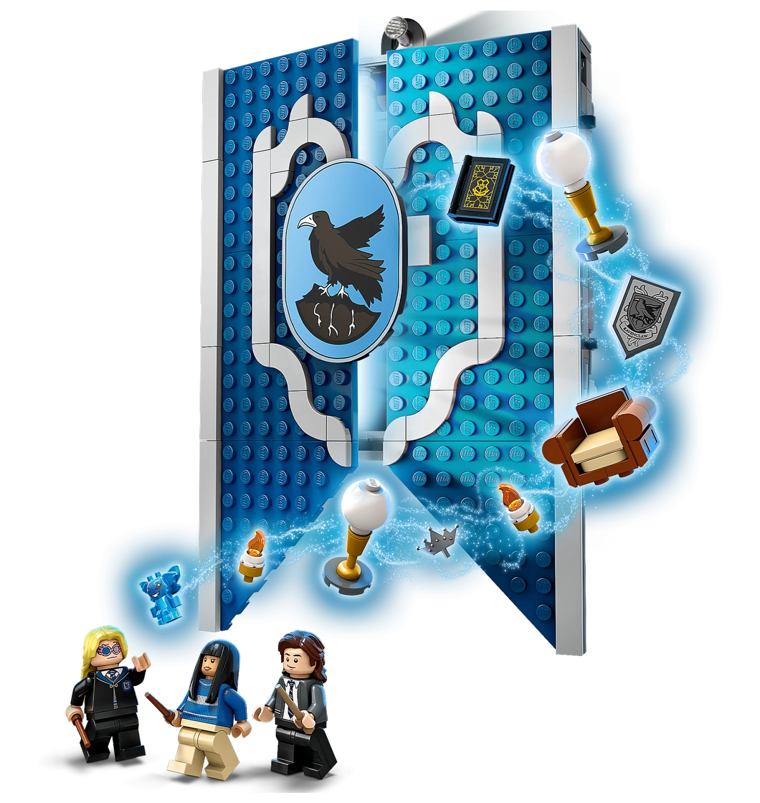 Warner Bros Ravenclaw House Banner LEGO 6 Warner Bros Ravenclaw House Banner LEGO - Image 4