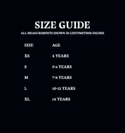 Warner Bros Dobby Youth Spirit Jersey 7 Warner Bros Dobby Youth Spirit Jersey -Harry Potter Size Guide Kids SJ