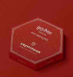 Warner Bros Second Edition Gryffindor Enamel Pins Set -Harry Potter gryff box4