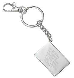 Warner Bros Personalised Hogwarts Acceptance Letter Keychain