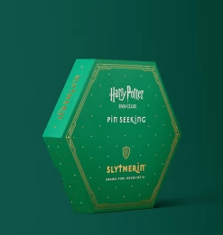 Warner Bros Second Edition Slytherin Enamel Pins Set -Harry Potter slyth box1