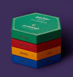 Warner Bros Second Edition Slytherin Enamel Pins Set -Harry Potter slyth boxstack